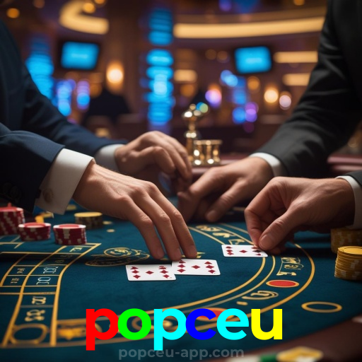 popceu: Jogos de Mesa ao Vivo - Imersão Total, Slots - Grandes Prêmios, Roleta - Altas Chances